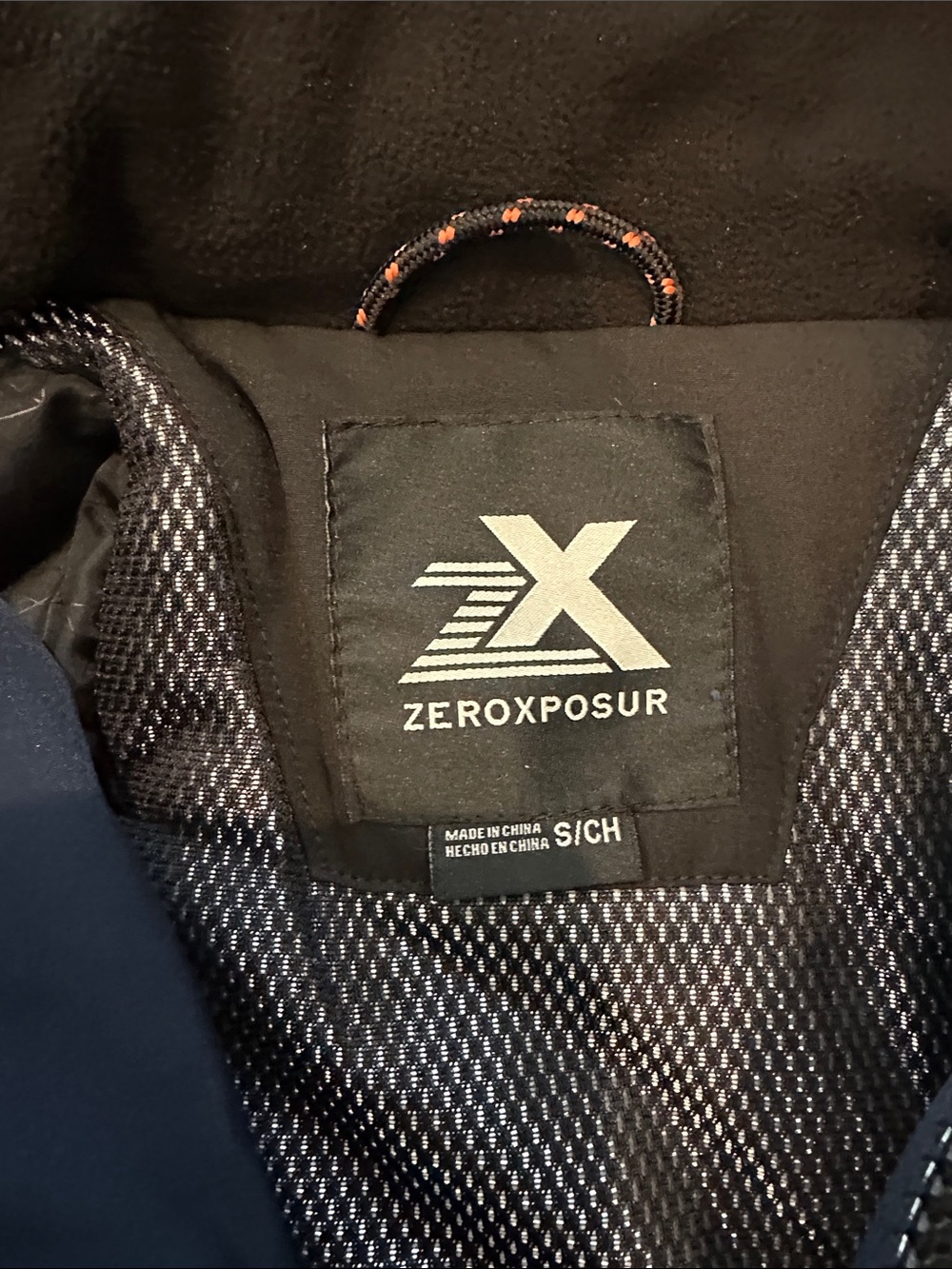 ZeroXposur Men’s Small Navy Hooded Winter Jacket - Picture 2 of 2